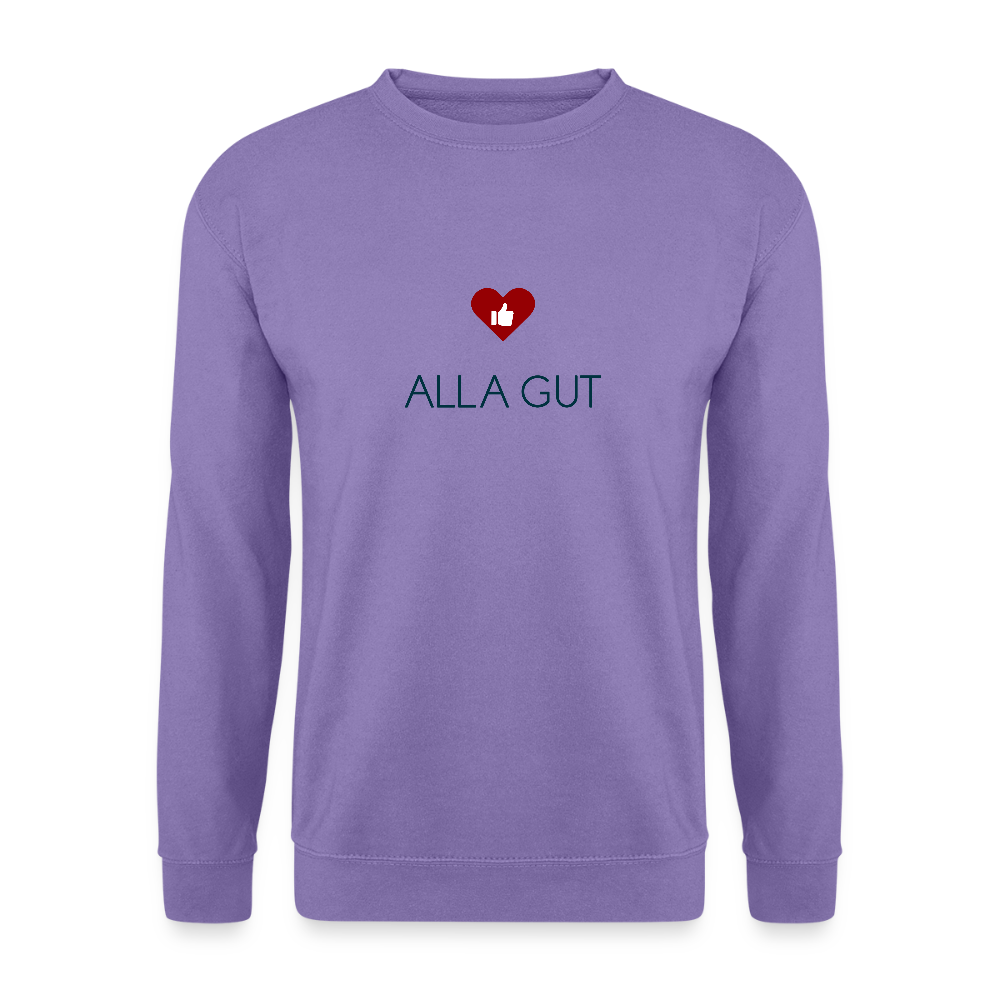 UNISEX SWEATSHIRT - ALLA GUT TRANSPARENT - Lavendel