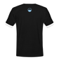 HERREN KONTRAST SHIRT- ALLA GUT DARK - Schwarz/Weiß