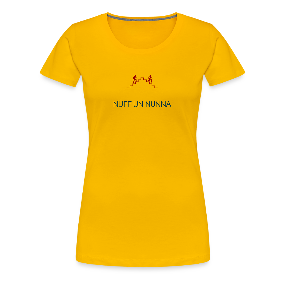 DAMEN ORGANIC SHIRT - NUFF UN NUNNA TRANSPARENT - Sonnengelb