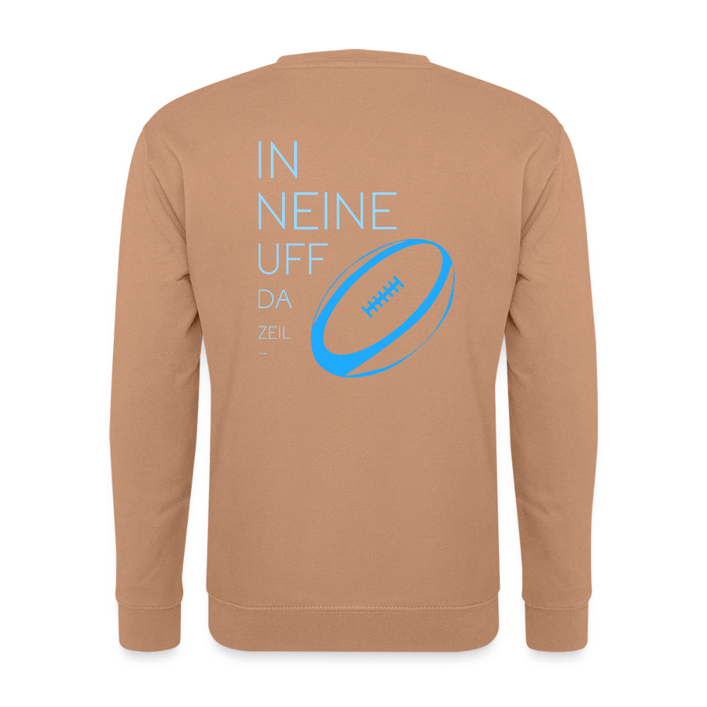UNISEX SWEATSHIRT - IN NEINE UFF DA ZEIL RUGBY DARK - Mocca