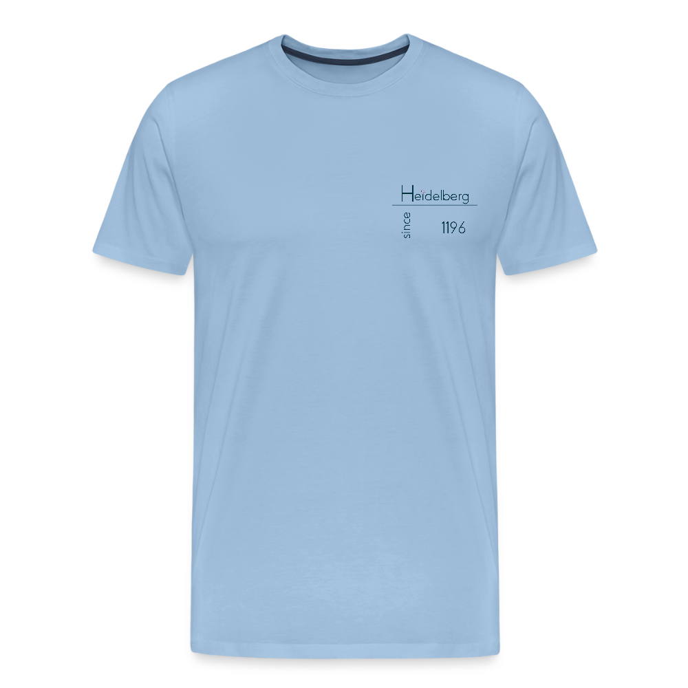 HERREN ORGANIC SHIRT - HEIDELBERG SINCE TRANSPARENT - Sky