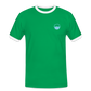 HERREN KONTRAST SHIRT - IN NEINE UFF DA ZEIL RUGBY DARK - Kelly Green/Weiß