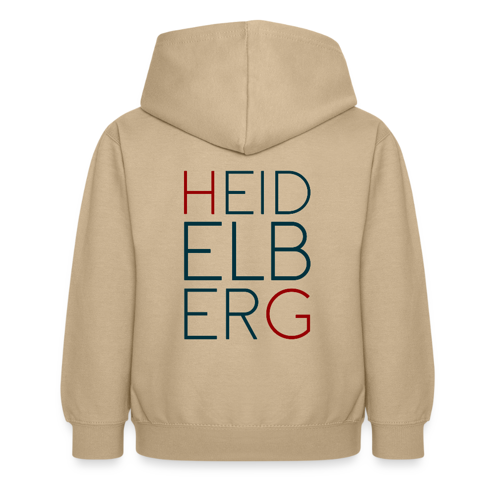 KINDER PREMIUM HOODIE - HEIDELBERG TRANSPARENT - Sand