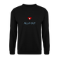 UNISEX SWEATSHIRT - ALLA GUT DARK - Schwarz