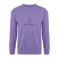 UNISEX SWEATSHIRT - ALLA MOL SEKT TRANSPARENT - Lavendel