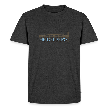 HERREN ORGANIC SHIRT - ALTE BRÜCKE HEIDELBERG DARK - Anthrazit meliert