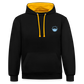 UNISEX HOODIE - IN NEINE UFF DA ZEIL RUGBY DARK - Schwarz/Gold