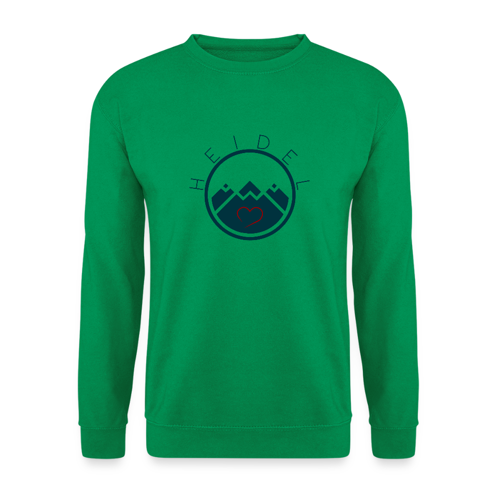 UNISEX SWEATSHIRT - HEIDELSTORE TRANSPARENT - Kelly Green