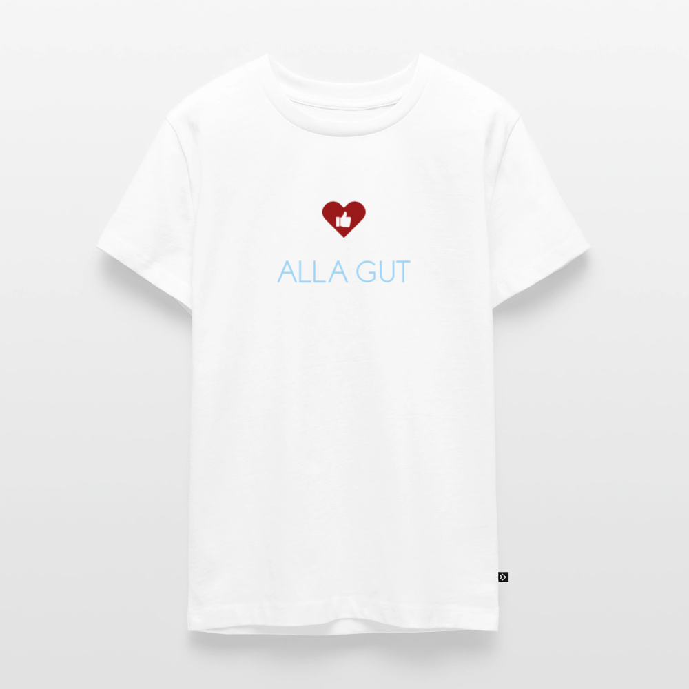 TEENAGER PREMIUM SHIRT - ALLA GUT DARK - Weiß