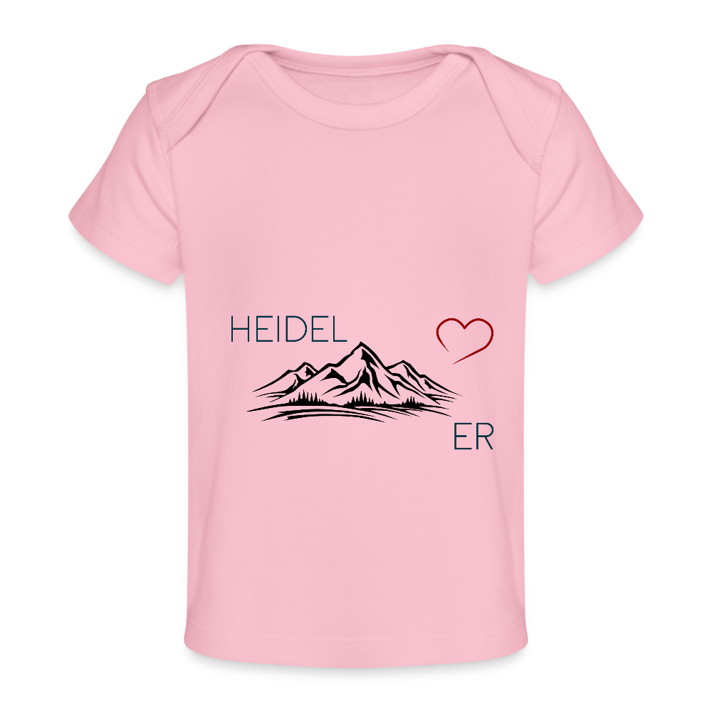 BABY ORGANIC SHIRT- HEIDEL(BERG)ER TRANSPARENT - Hellrosa