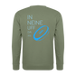 UNISEX SWEATSHIRT - IN NEINE UFF DA ZEIL RUGBY DARK - Armeegrün