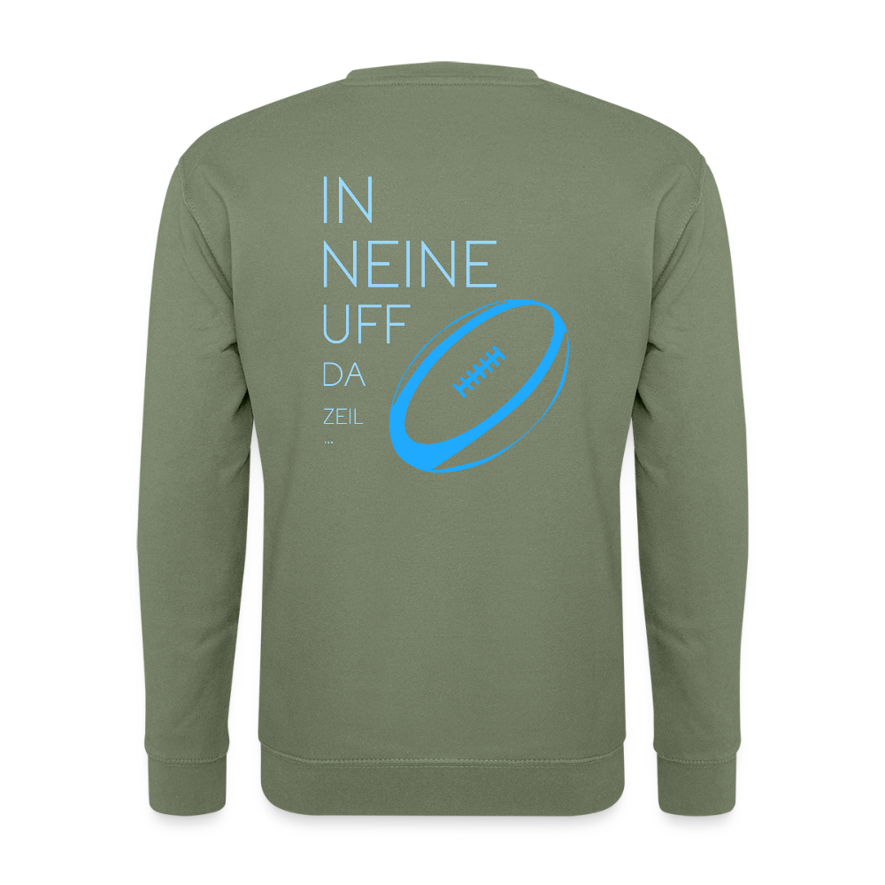 UNISEX SWEATSHIRT - IN NEINE UFF DA ZEIL RUGBY DARK - Armeegrün