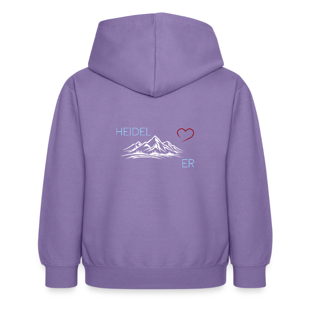 KINDER PREMIUM HOODIE - HEIDEL(BERG)ER DARK - Lavendel