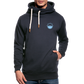 UNISEX HOODIE SCHALKRAGEN - IN NEINE UFF DA ZEIL RUGBY DARK - Navy