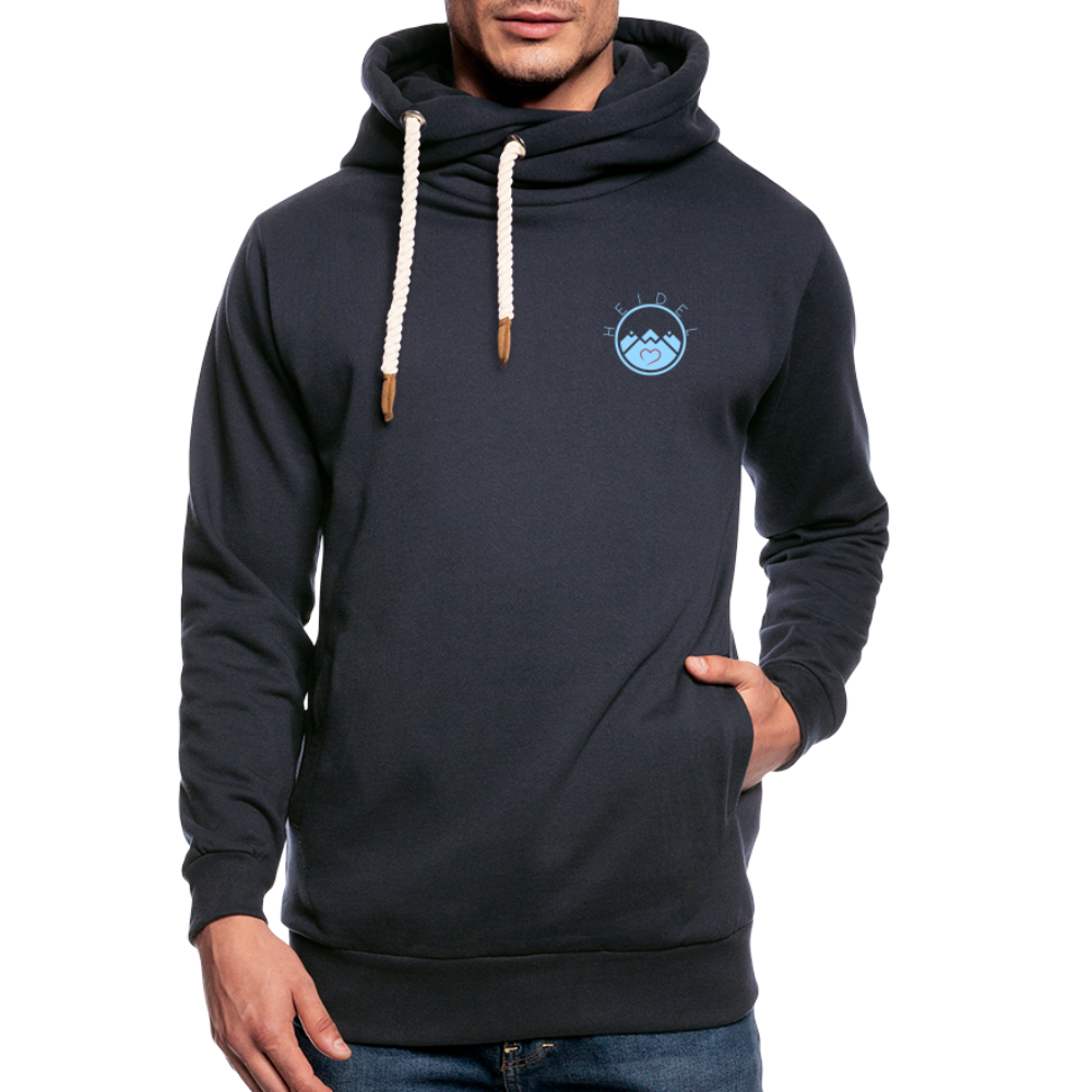 UNISEX HOODIE SCHALKRAGEN - IN NEINE UFF DA ZEIL RUGBY DARK - Navy