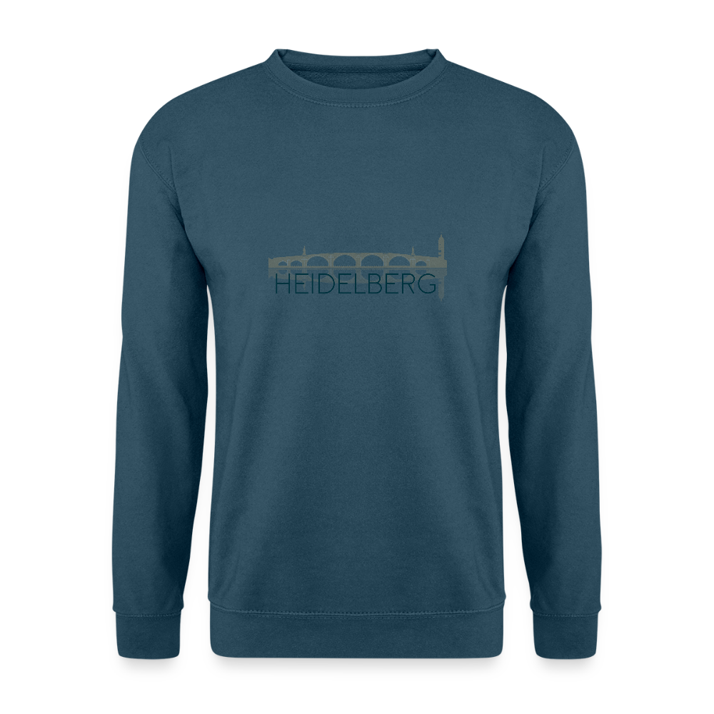 UNISEX SWEATSHIRT  - ALTE BRÜCKE HEIDELBERG TRANSPARENT - Indigoblau