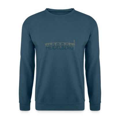 UNISEX SWEATSHIRT  - ALTE BRÜCKE HEIDELBERG TRANSPARENT - Indigoblau
