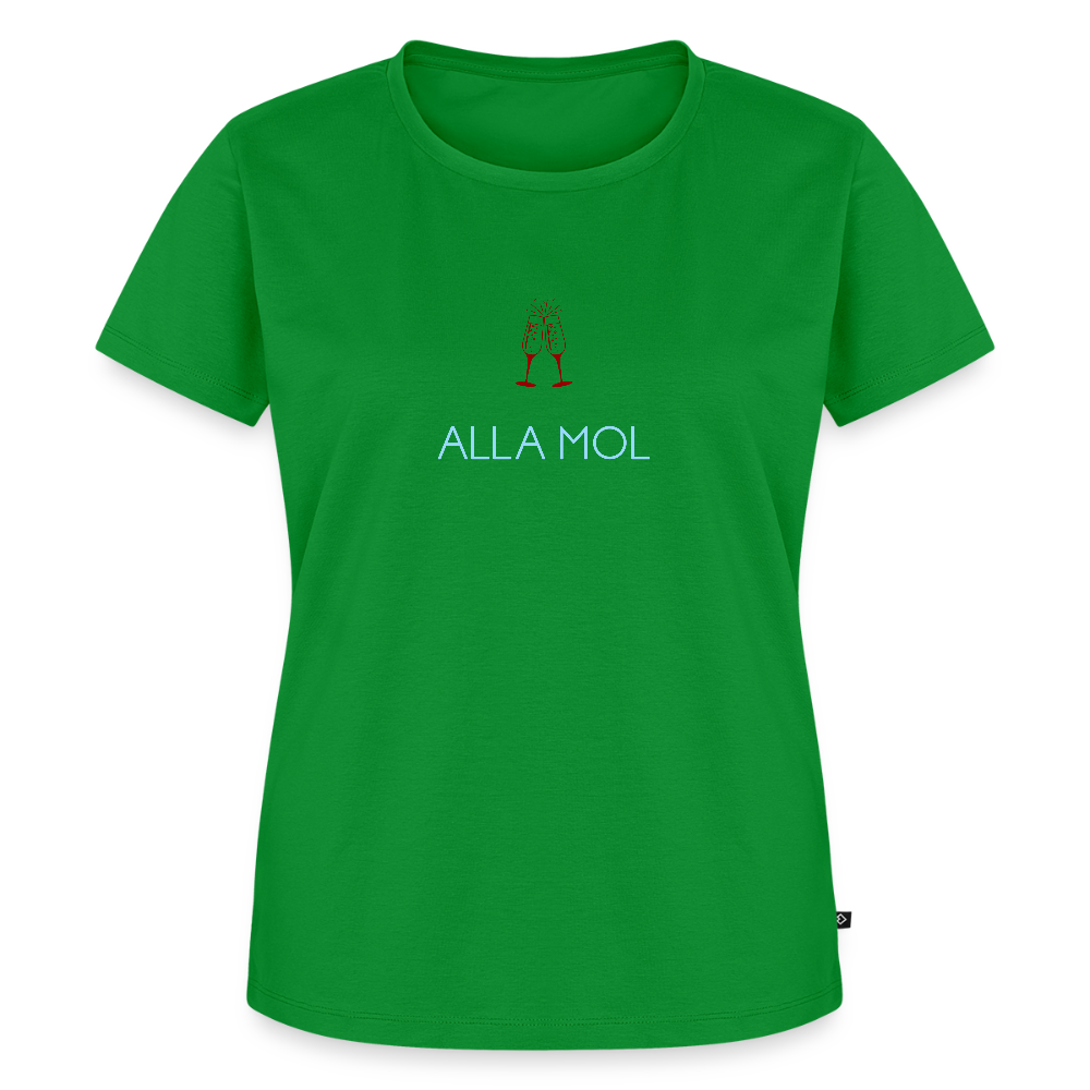 DAMEN ORGANIC SHIRT - ALLA MOL DARK - Grün