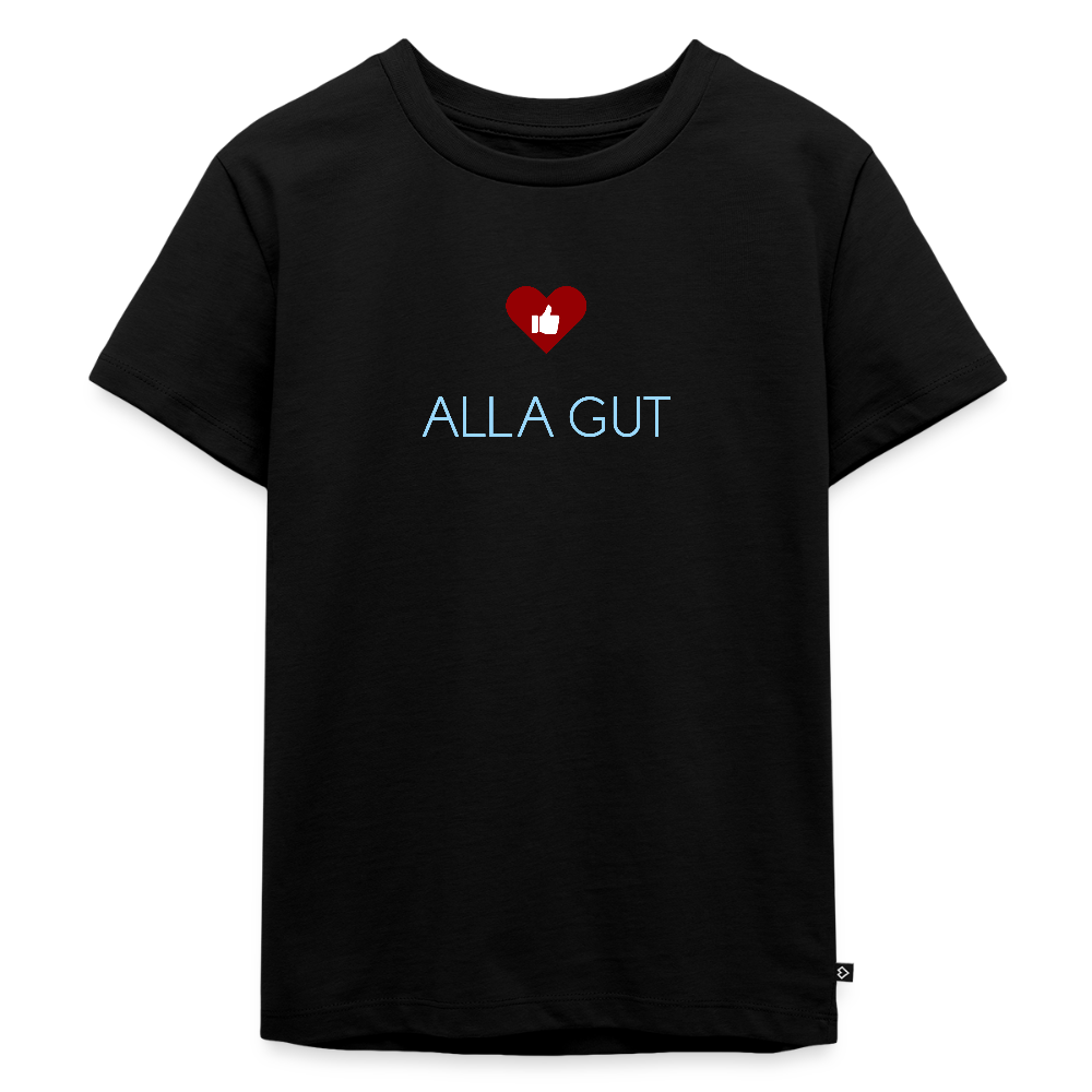KINDER PREMIUM SHIRT - ALLA GUT DARK - Schwarz