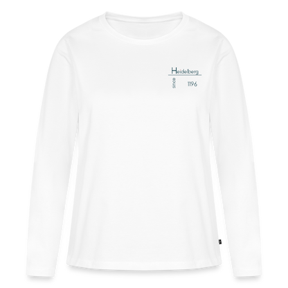 DAMEN ORGANIC LANGARM-SHIRT - HEIDELBERG SINCE TRANSPARENT - Weiß