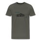 HERREN ORGANIC-SHIRT HEIDEL(BERG)ER TRANSPARENT - Asphalt