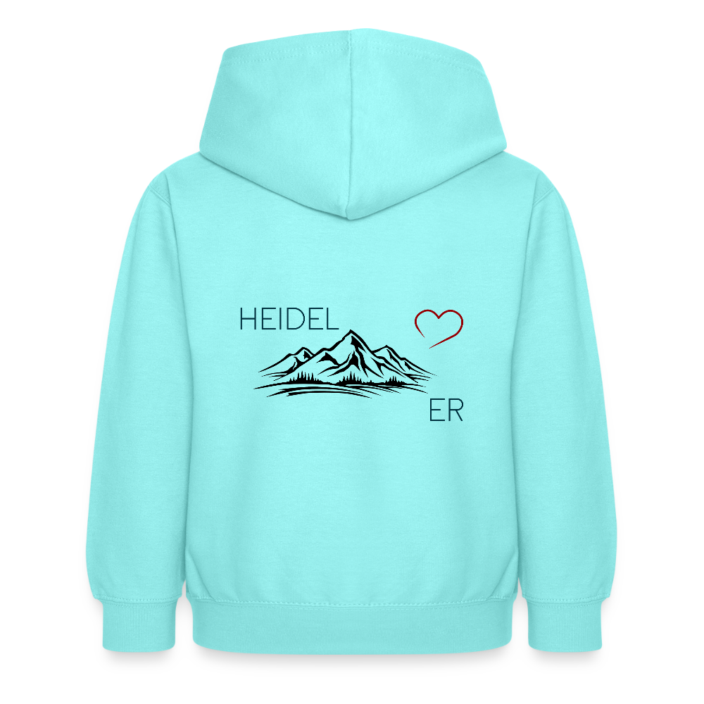 KINDER PREMIUM HOODIE - HEIDEL(BERG)ER TRANSPARENT - Pfefferminze