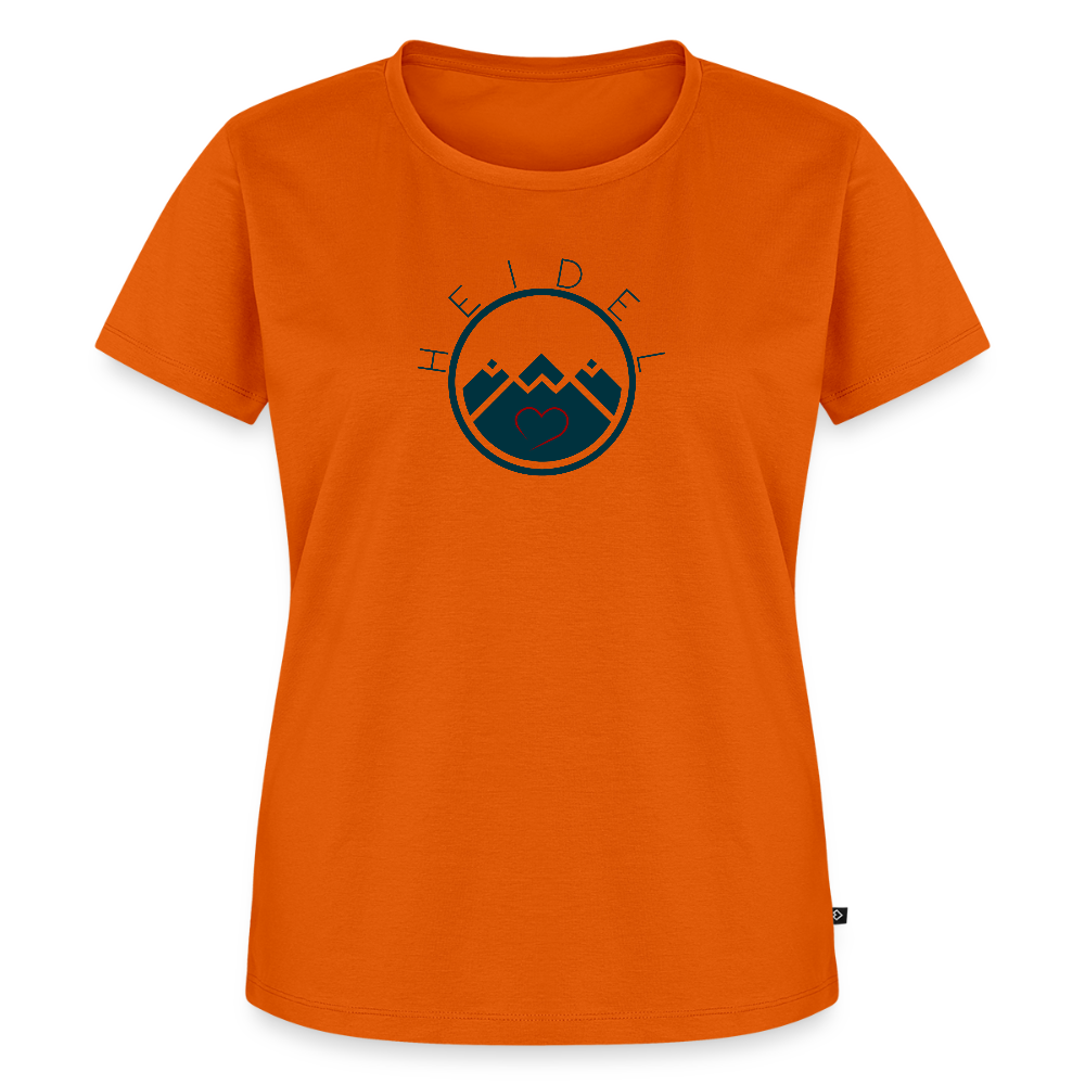 DAMEN ORGANIC SHIRT  - HEIDELSTORE TRANSPARENT - Orange 