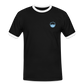 HERREN KONTRAST SHIRT - IN NEINE UFF DA ZEIL RUGBY DARK - Schwarz/Weiß