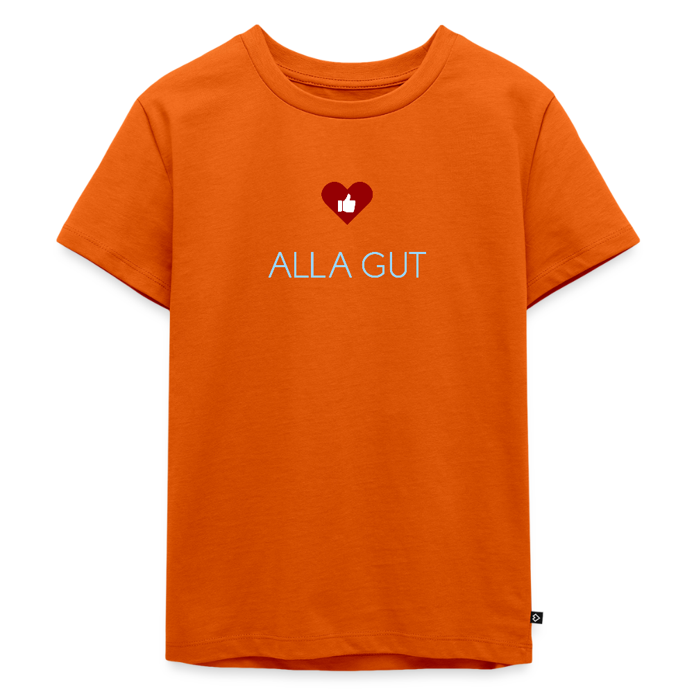 KINDER PREMIUM SHIRT - ALLA GUT DARK - Orange 