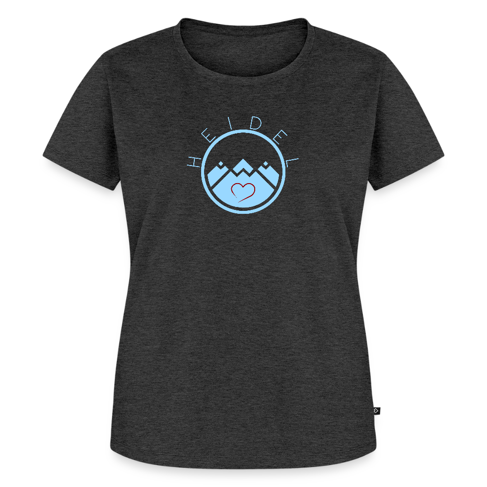 DAMEN ORGANIC SHIRT  - HEIDELSTORE DARK - Anthrazit meliert