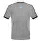HERREN KONTRAST SHIRT- ALLA GUT DARK - Grau meliert/Schwarz