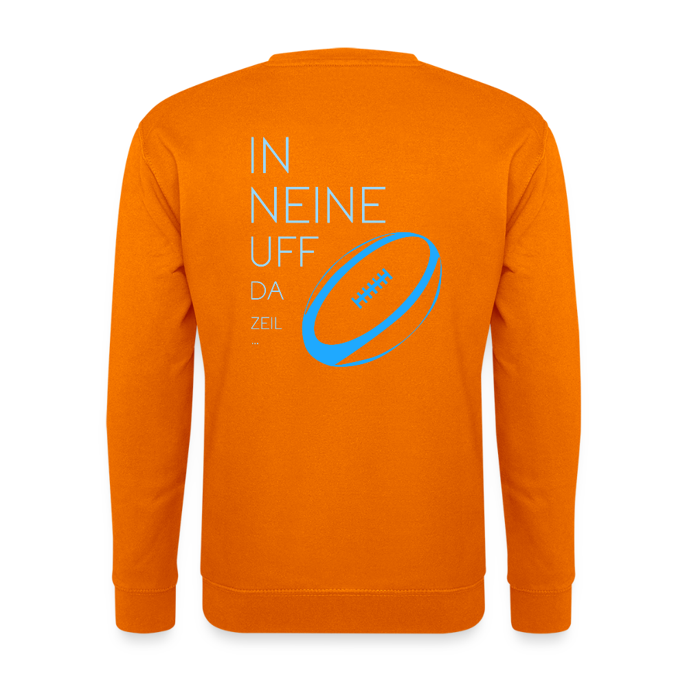 UNISEX SWEATSHIRT - IN NEINE UFF DA ZEIL RUGBY DARK - Orange