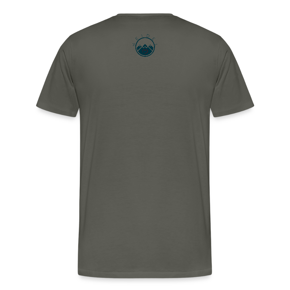 HERREN ORGANIC SHIRT - HEIDELBERG SINCE TRANSPARENT - Asphalt