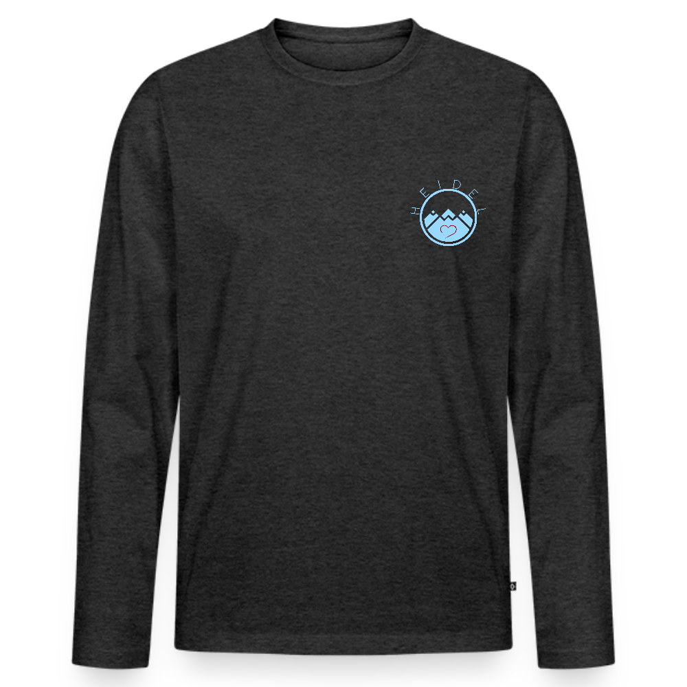 HERREN ORGANIC LANGARM-SHIRT - IN NEINE UFF DA ZEIL RUGBY DARK - Anthrazit meliert