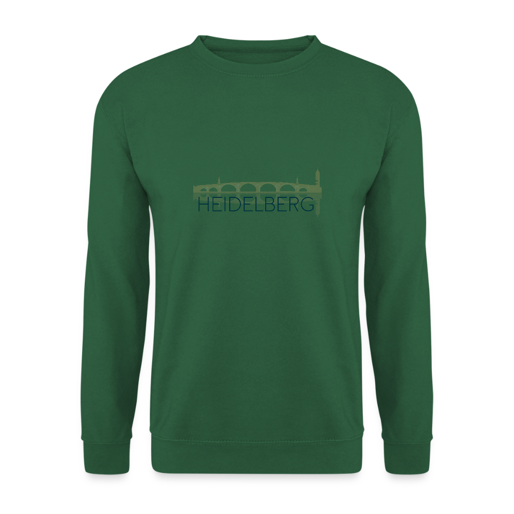 UNISEX SWEATSHIRT  - ALTE BRÜCKE HEIDELBERG TRANSPARENT - Grün