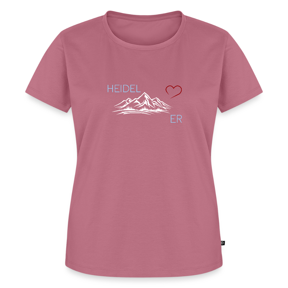 DAMEN ORGANIC SHIRT - HEIDEL(BERG)ER DARK - Mauve