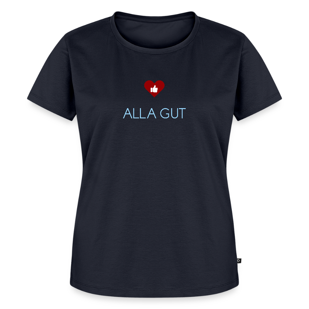 DAMEN ORGANIC SHIRT - ALLA GUT DARK - Navy