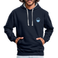 UNISEX HOODIE - IN NEINE UFF DA ZEIL RUGBY DARK - Navy/Grau meliert