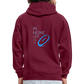 UNISEX HOODIE - IN NEINE UFF DA ZEIL RUGBY DARK - Weinrot/Anthrazit