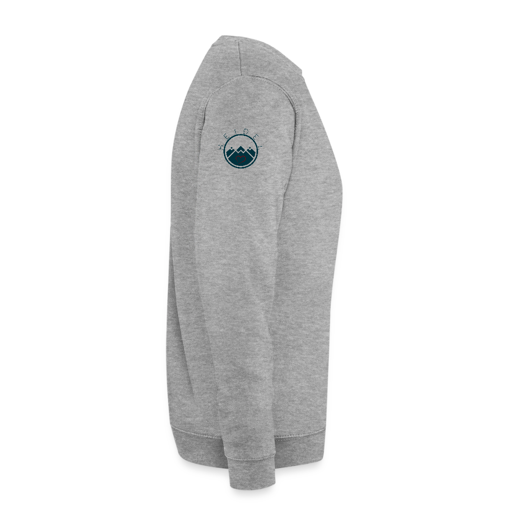 UNISEX SWEATSHIRT - NUFF UN NUNNA TRANSPARENT - Weißgrau meliert