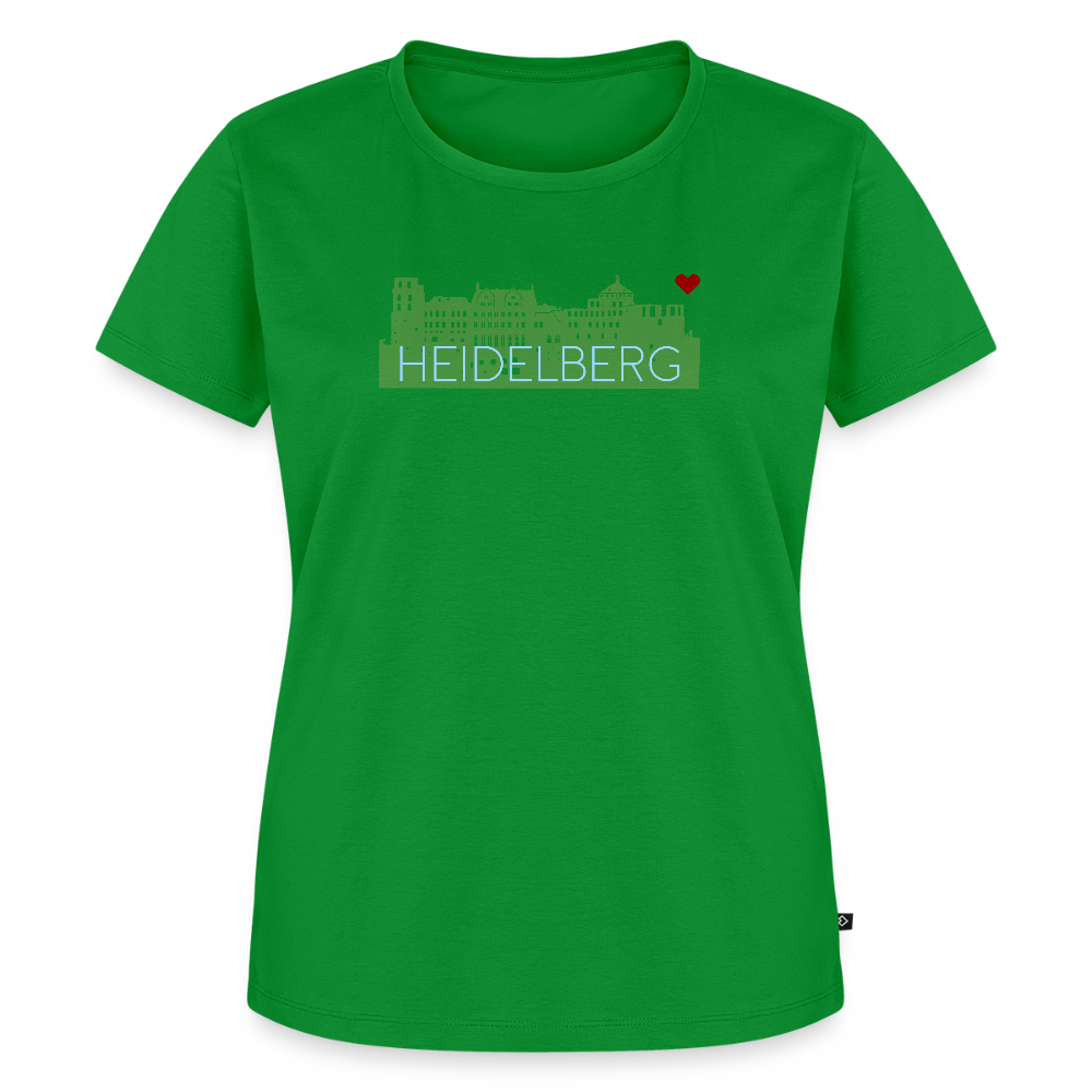 DAMEN ORGANIC SHIRT - HEIDELBERGER SCHLOSS DARK - Grün