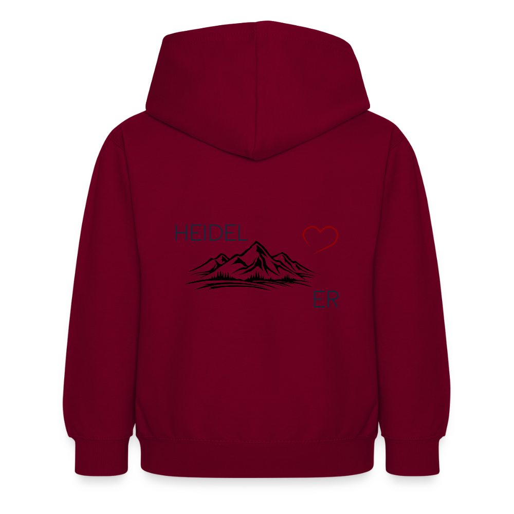 KINDER PREMIUM HOODIE - HEIDEL(BERG)ER TRANSPARENT - Bordeaux