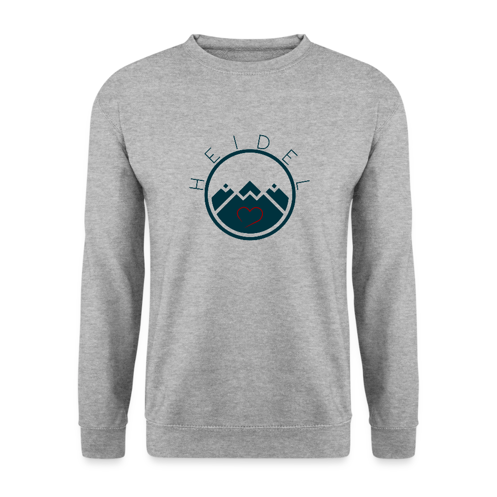 UNISEX SWEATSHIRT - HEIDELSTORE TRANSPARENT - Weißgrau meliert