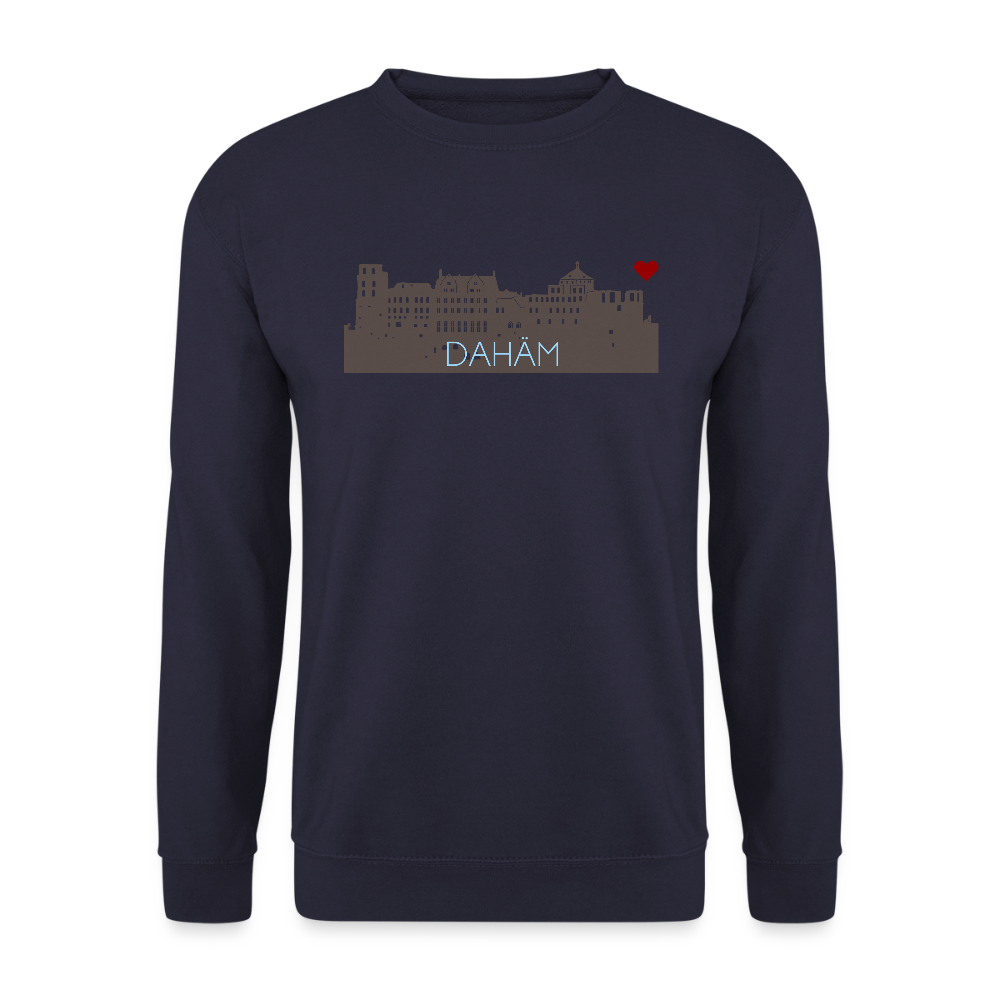 UNISEX SWEATSHIRT - HEIDELBERGER SCHLOSS DAHÄM DARK - Navy