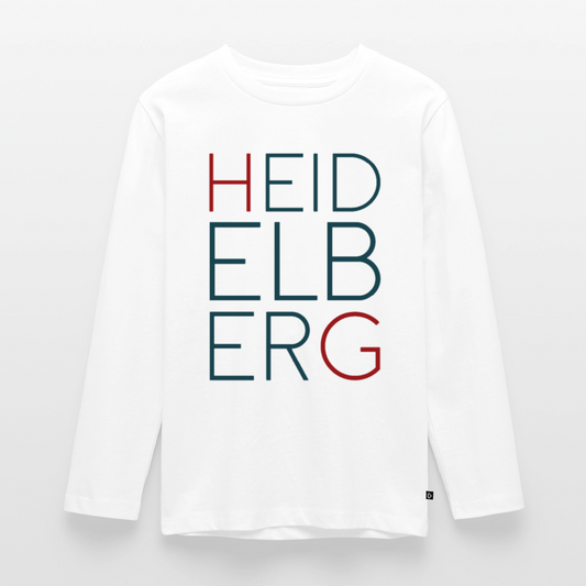 TEENAGER PREMIUM LANGARM-SHIRT - HEIDELBERG TRANSPARENT - Weiß