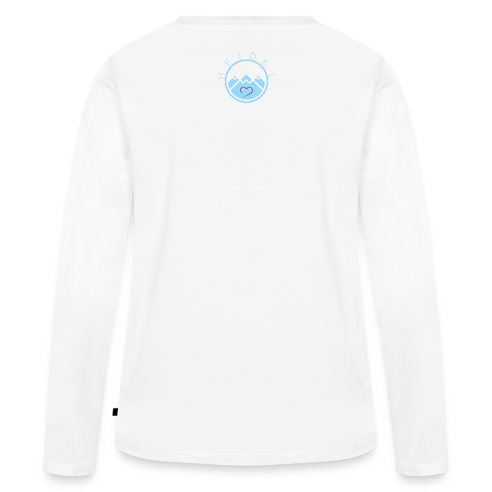 DAMEN ORGANIC LANGARM-SHIRT - HEIDELBERGER SCHLOSS DAHÄM DARK - Weiß