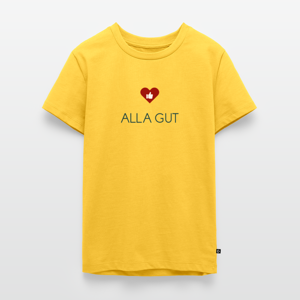 TEENAGER PREMIUM SHIRT - ALLA GUT TRANSPARENT - Gelb