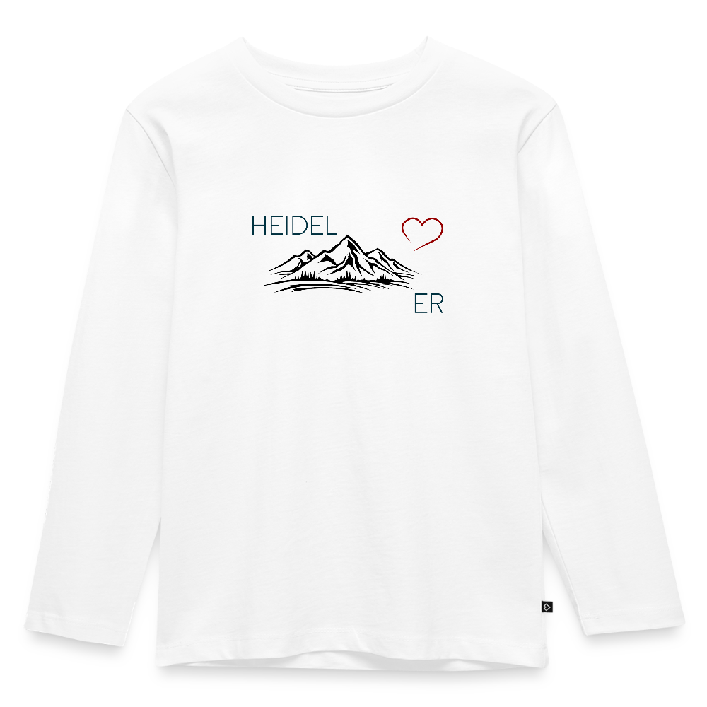 KINDER PREMIUM LANGARM-SHIRT - HEIDEL(BERG)ER TRANSPARENT - Weiß