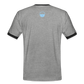 HERREN KONTRAST SHIRT - NUFF UN NUNNA DARK - Grau meliert/Schwarz