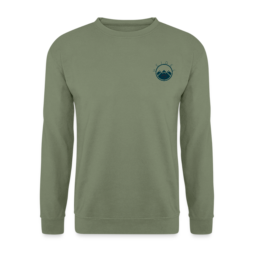 UNISEX SWEATSHIRT - IN NEINE UFF DA ZEIL RUGBY TRANSPARENT - Armeegrün